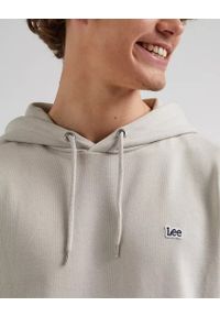 Lee - LEE PLAIN HOODIE MĘSKA BLUZA FOGGY GRAY L80YFWA14 112331441