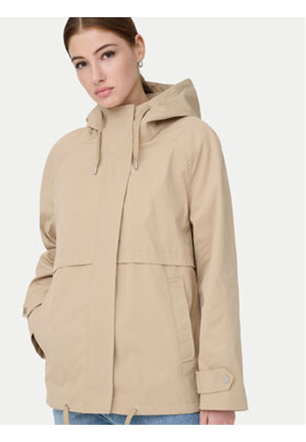 only - ONLY Kurtka przejściowa Orchid 15367940 Beżowy Regular Fit. Kolor: beżowy. Materiał: syntetyk