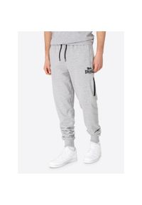 Spodnie do biegania Lonsdale Grinstead. Kolor: szary, czarny, wielokolorowy. Materiał: dresówka #1