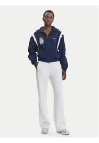 Adidas - adidas Bluza Mascotte Woven JY2809 Granatowy Regular Fit. Kolor: niebieski. Materiał: syntetyk #4