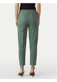 Vero Moda Spodnie materiałowe Jesmilo 10279691 Zielony Regular Fit. Kolor: zielony. Materiał: wiskoza, len #4