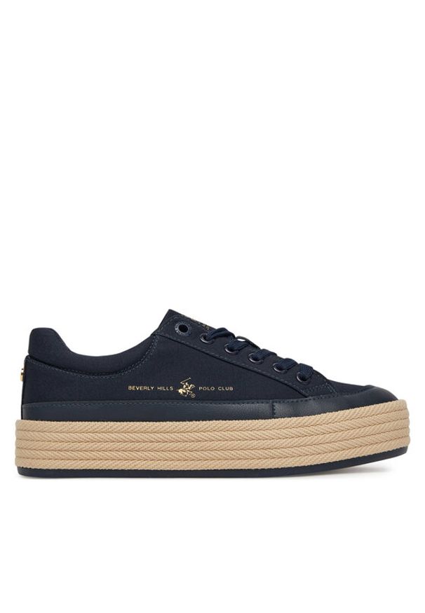Beverly Hills Polo Club Sneakersy WSS21536-01 Granatowy. Kolor: niebieski. Materiał: materiał