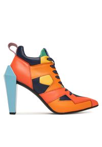 United Nude Półbuty Gem Sneaker Hi 1096392116 Pomarańczowy. Kolor: pomarańczowy. Materiał: skóra