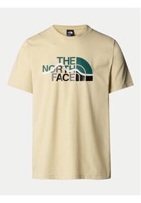 The North Face T-Shirt Mountain Line NF0A87NT Beżowy Regular Fit. Kolor: beżowy. Materiał: bawełna #3