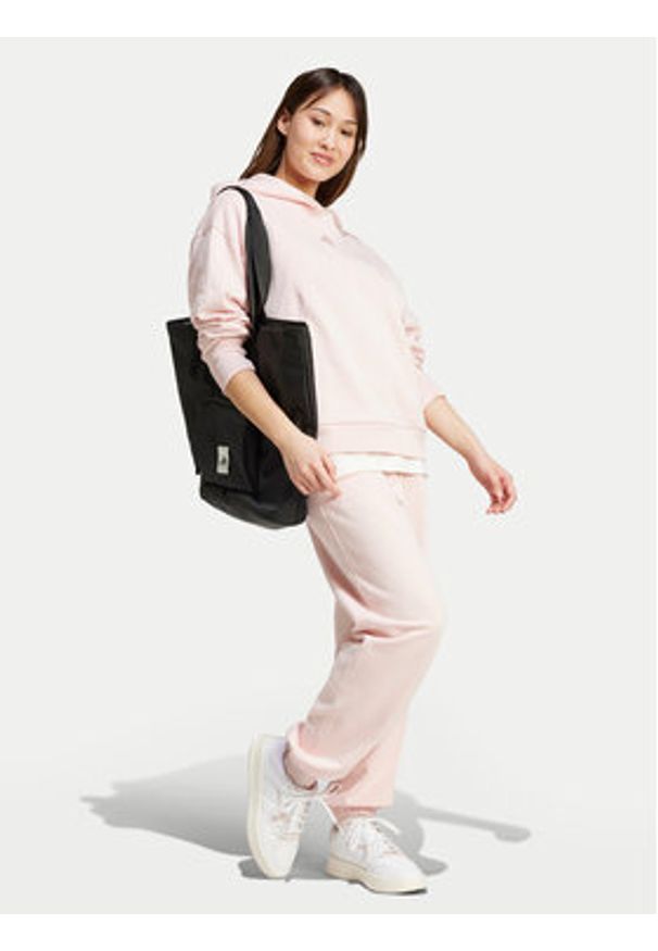 Adidas - adidas Spodnie dresowe ALL SZN French Terry IY6817 Różowy Loose Fit. Kolor: różowy. Materiał: bawełna