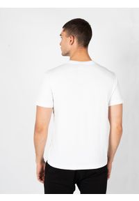 Les Hommes T-Shirt "LH Logo" | LBT1026700F | Mężczyzna | Biały. Kolor: biały. Materiał: bawełna, elastan. Wzór: nadruk. Styl: elegancki, klasyczny