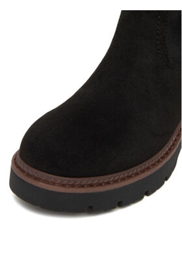 Clara Barson Botki CEO-WS6332-01 Czarny. Kolor: czarny. Materiał: materiał