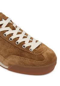 Polo Ralph Lauren Sneakersy Hester 804P18219002 Brązowy. Kolor: brązowy. Materiał: zamsz, skóra #4