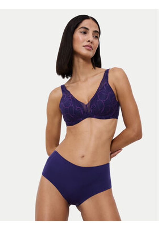 Triumph Figi klasyczne Smart Invisible 10222269 Niebieski. Kolor: niebieski. Materiał: syntetyk