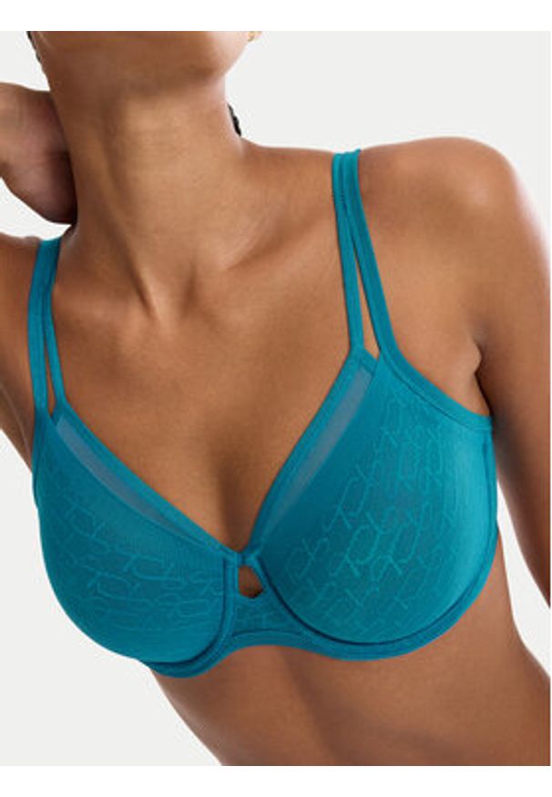 Triumph Figi klasyczne z wysokim stanem Triumph Signature Sheer Maxi EX 10215936 Niebieski. Stan: podwyższony. Kolor: niebieski. Materiał: syntetyk