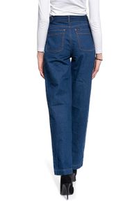 Lee - DAMSKIE SPODNIE JEANSOWE LEE HIGH WAIST STRAIGHT BELTED STRAIGHT LEG L30ZKE36 112106900. Stan: podwyższony #4