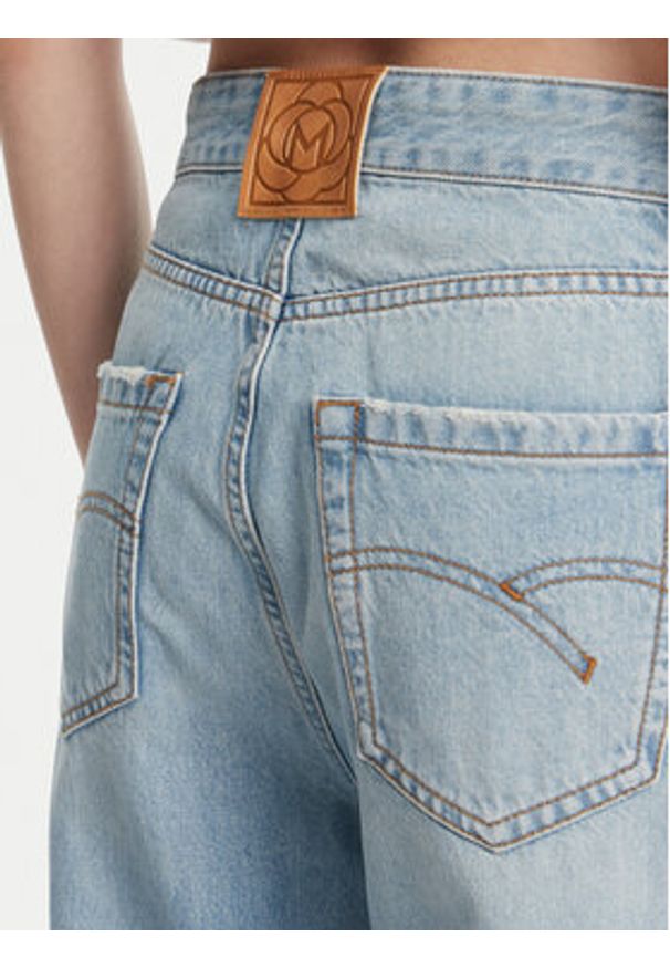Marella Jeansy Tomboy 2513181044 Niebieski Straight Fit. Kolor: niebieski