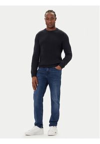 JOOP! Jeans Sweter 15 JJK-11Olivier 30047100 Granatowy Modern Fit. Kolor: niebieski. Materiał: bawełna