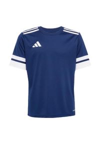 Adidas - Koszulka Squadra 25 Kids. Kolor: biały, wielokolorowy, niebieski. Materiał: materiał
