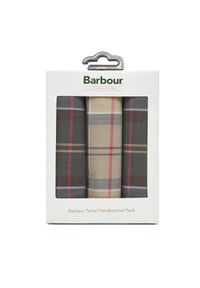 Zestaw 3 chusteczek Barbour. Kolor: zielony