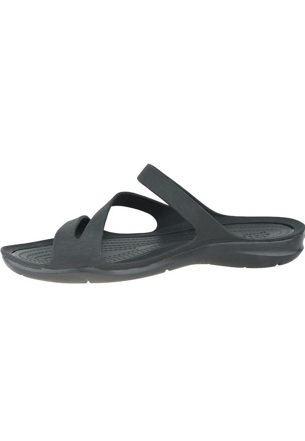 Buty do chodzenia damskie Crocs Swiftwater Sandal. Okazja: na randkę. Kolor: zielony, wielokolorowy, czarny, brązowy. Materiał: guma, materiał, syntetyk
