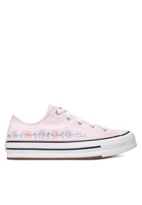 Trampki Converse. Kolor: różowy. Obcas: na platformie