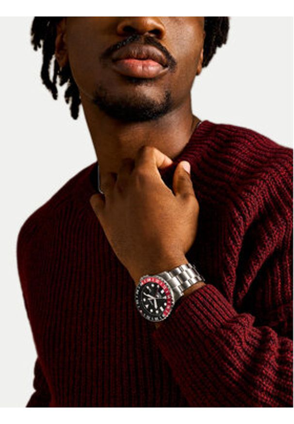 Fossil Zegarek FS6092 Srebrny. Kolor: srebrny