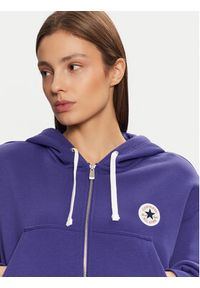 Converse Bluza Retro 10026150-A08 Niebieski Loose Fit. Kolor: niebieski. Materiał: bawełna. Styl: retro #2