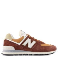 Buty unisex New Balance U574MRR – bordowe. Kolor: czerwony. Materiał: guma, syntetyk, zamsz, materiał. Szerokość cholewki: normalna. Model: New Balance 574
