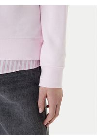Tommy Jeans Bluza Flag DW0DW19959 Różowy Regular Fit. Kolor: różowy. Materiał: bawełna #3