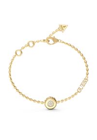 Guess Bransoletka JUBB04 594JW Złoty. Materiał: metalowe. Kolor: złoty