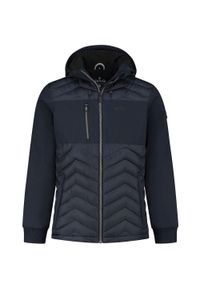 Jack Wolfskin - Wodoodporna kurtka zimowa Kjelvik dla mężczyzn Iven 50 Marine L. Kolor: niebieski. Materiał: elastan, poliester. Sezon: zima. Sport: turystyka piesza