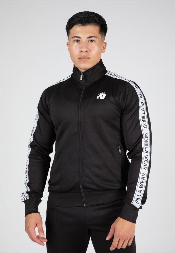 GORILLA WEAR - Delaware Kurtka dresowa - Czarny. Kolor: czarny. Materiał: dresówka. Sport: fitness