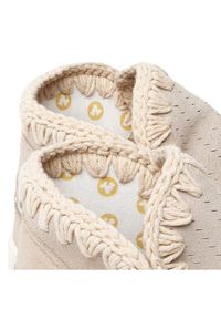 Mou Buty Summer Eskimo Sneaker MU.SW211000O Beżowy. Kolor: beżowy. Materiał: skóra