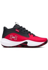 Buty do koszykówki dziecięce Under Armour GS Lockdown 7. Kolor: czerwony, wielokolorowy. Sport: koszykówka #1
