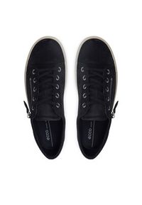 ecco - ECCO Sneakersy 21863302001 Czarny. Kolor: czarny. Materiał: nubuk, skóra #6