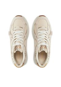 MICHAEL Michael Kors Sneakersy 43F4LEFS5S Beżowy. Kolor: beżowy. Materiał: skóra