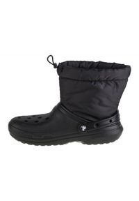 Buty Crocs Classic Lined Neo Puff Boot W 206630-060 czarne. Wysokość cholewki: przed kolano. Kolor: czarny. Materiał: syntetyk, guma. Szerokość cholewki: normalna #5
