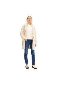 Tom Tailor Sweter 1034082 Biały Regular Fit. Kolor: biały. Materiał: syntetyk