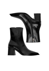 Jenny - JENNY Botki CEO-LS6344-01 Czarny. Kolor: czarny. Materiał: materiał, syntetyk #5
