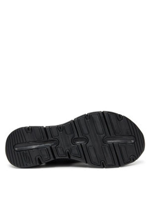skechers - Skechers Sandały Arch Fit-Brightest Day 119458/BBK Czarny. Kolor: czarny. Materiał: materiał