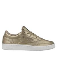 Buty do chodzenia damskie Reebok Club C 85 Melted ME. Zapięcie: sznurówki. Kolor: żółty. Materiał: skóra, syntetyk, materiał. Szerokość cholewki: normalna. Model: Reebok Club. Sport: turystyka piesza