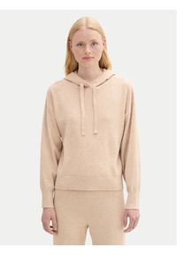 Tom Tailor Denim Sweter 1043338 Beżowy Relaxed Fit. Kolor: beżowy. Materiał: wiskoza, syntetyk