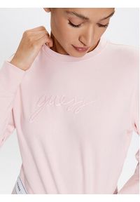 Guess Bluza O3YQ01 KBS91 Różowy Regular Fit. Kolor: różowy. Materiał: bawełna #4