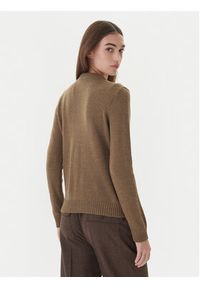 Weekend Max Mara Sweter Nitra 2525366292 Brązowy Regular Fit. Kolor: brązowy. Materiał: syntetyk #4