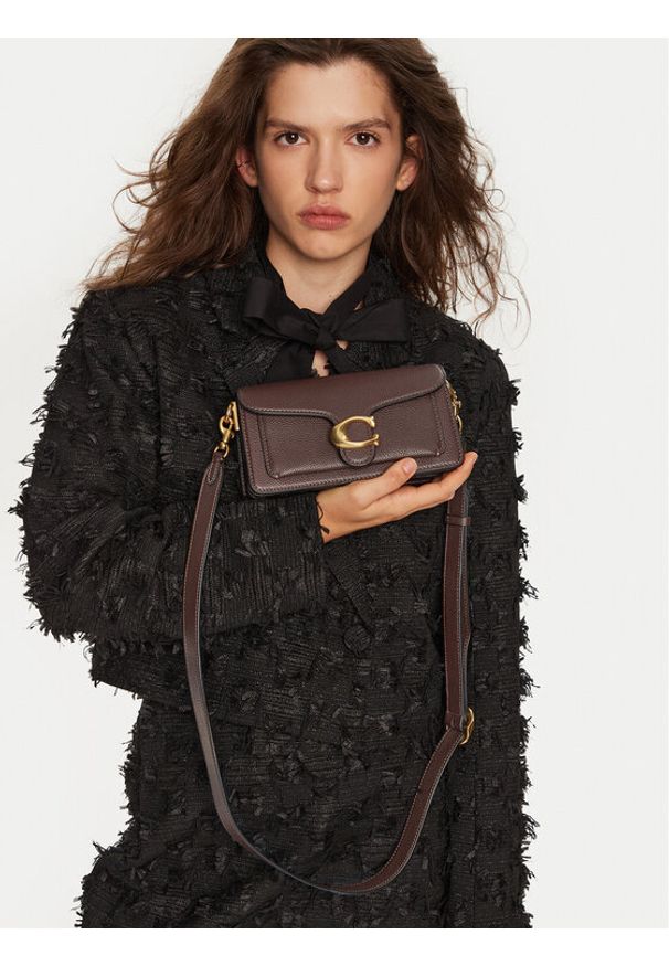 Coach Torebka CY201 Brązowy. Kolor: brązowy. Materiał: skórzane