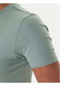 Guess Jeans T-Shirt 180328 Zielony Classic Fit. Kolor: zielony. Materiał: bawełna #3