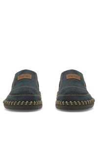 Rieker Półbuty B2466-14 Granatowy. Kolor: niebieski. Materiał: nubuk, skóra #4