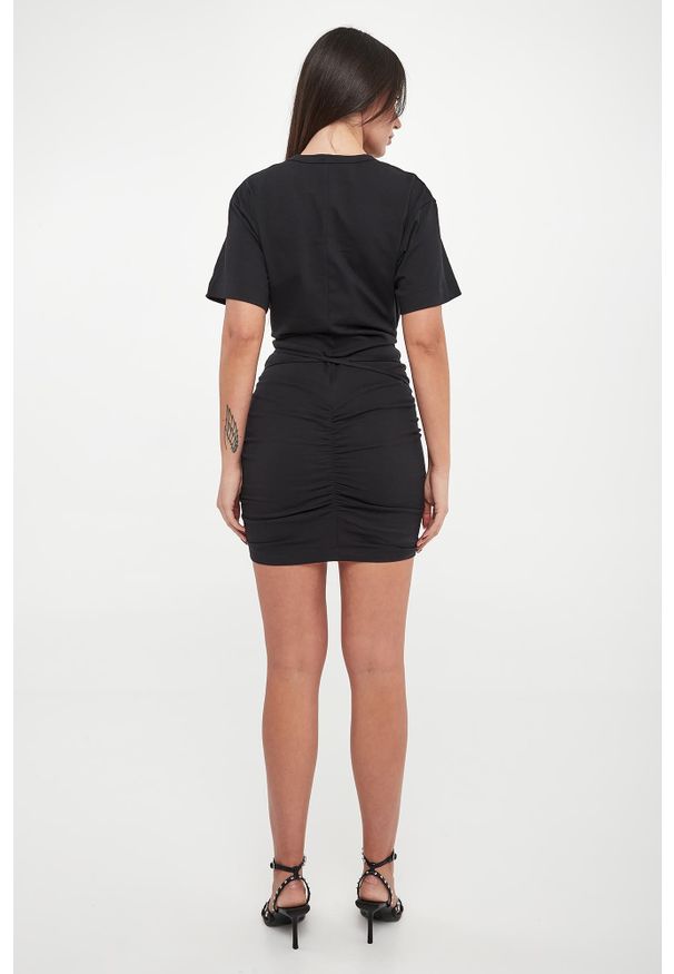 Pinko - Sukienka drapowana mini Anguillara PINKO. Długość: mini