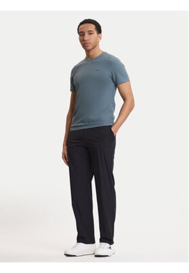 Guess T-Shirt M6RI19 KD202 Szary Slim Fit. Kolor: szary. Materiał: syntetyk