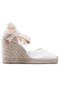 Castañer Espadryle Carina/8/001 020962-200 Biały. Kolor: biały. Materiał: materiał #6