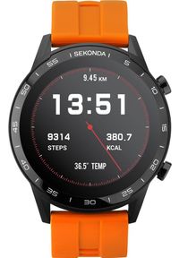 Smartwatch Sekonda Smartwatch męski Sekonda 1911 pomarańczowy pasek. Rodzaj zegarka: smartwatch. Kolor: pomarańczowy #1