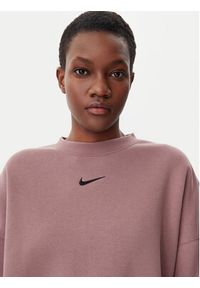 Nike Bluza DQ5761 Brązowy Oversize. Kolor: brązowy. Materiał: bawełna #4