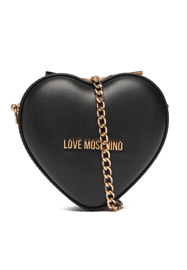 Love Moschino - LOVE MOSCHINO Torebka JC4326PP0NKV0000 Czarny. Kolor: czarny. Materiał: skórzane
