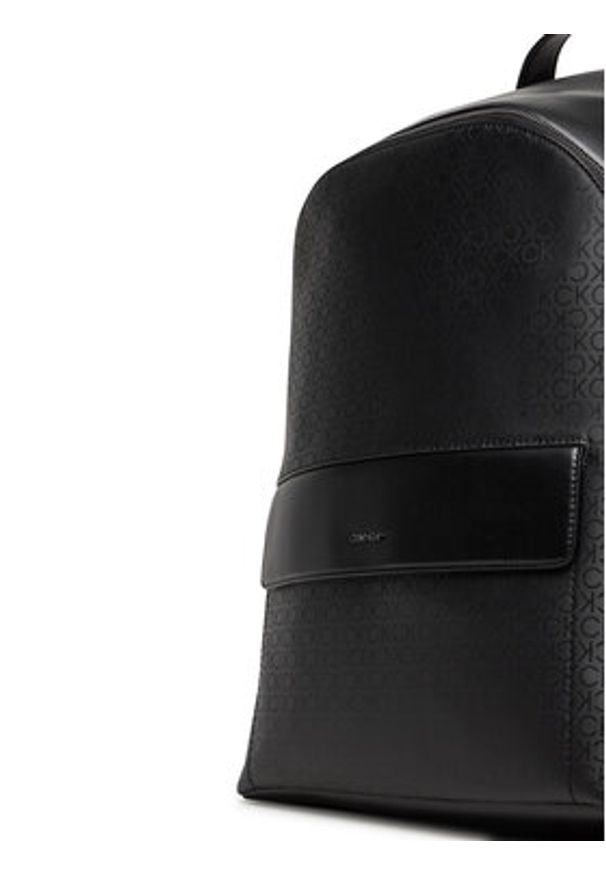 Calvin Klein Plecak Ck Sleek 2G Round Bp Mono K50K512959 Czarny. Kolor: czarny. Materiał: materiał